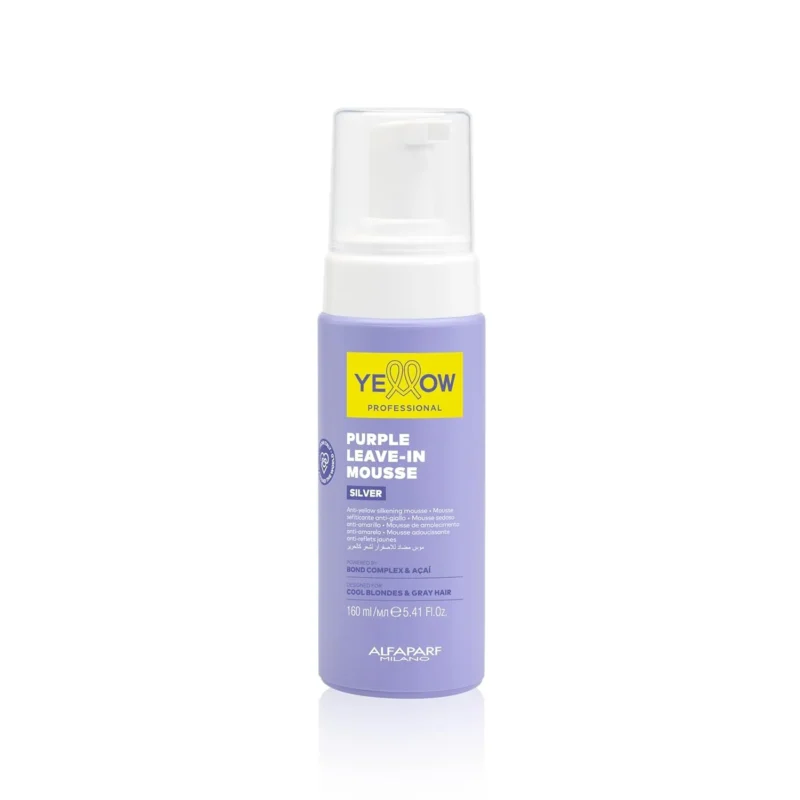 Yellow Silver Leave in Mousse