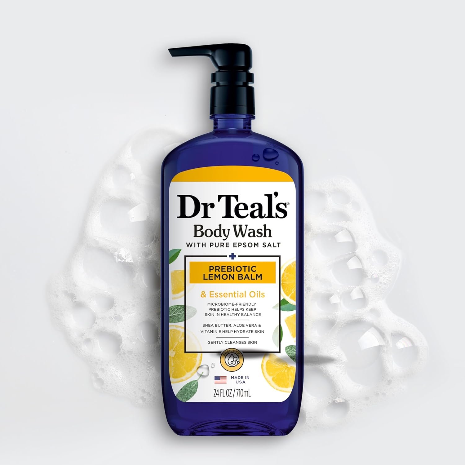 Dr Teal's Prebiotic Lemon Balm Body Wash