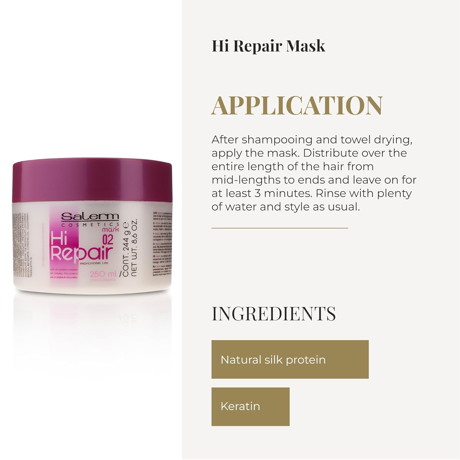 Salerm Hi Repair Mask - Imagen 4