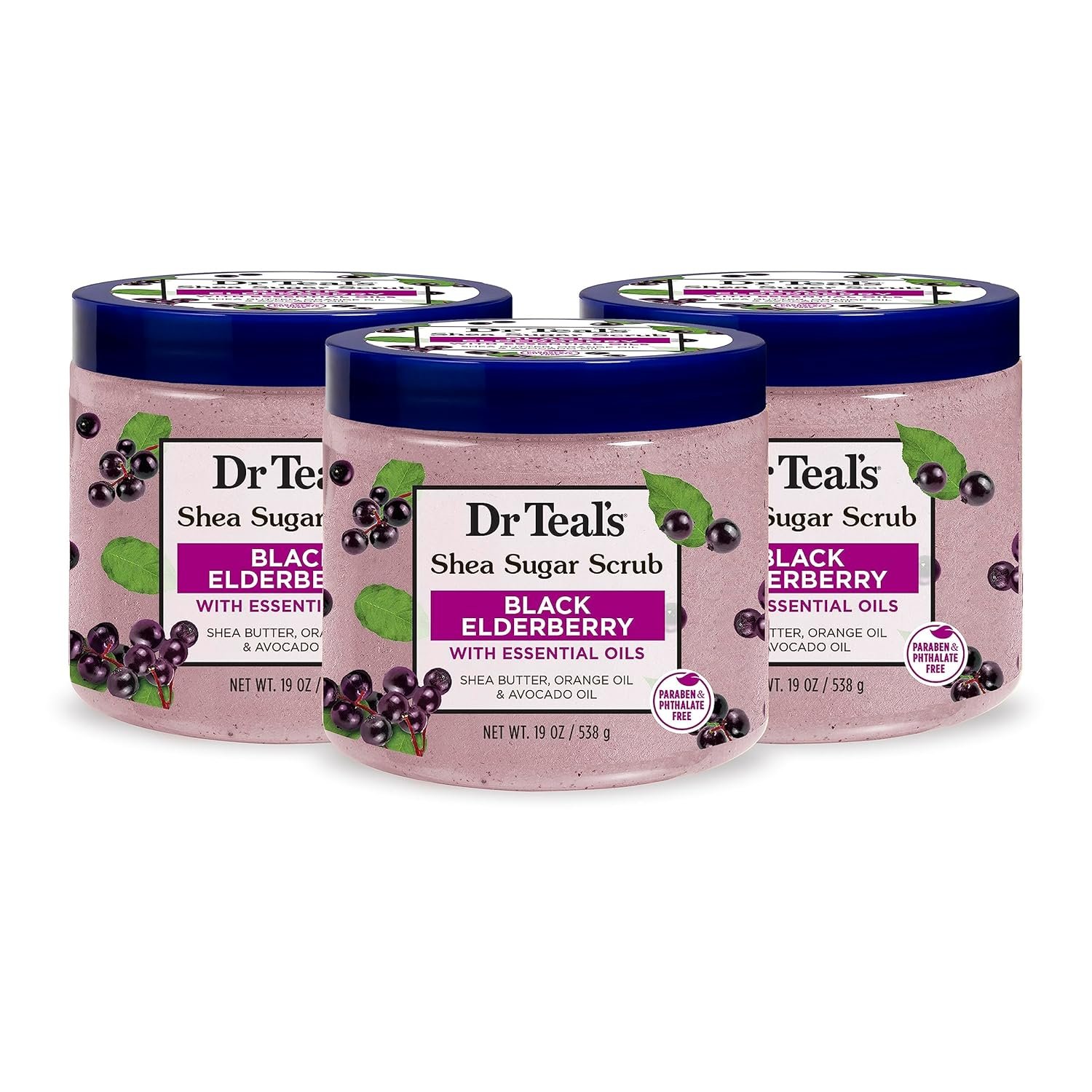 Dr Teal's Black Eldeberry Scrub
